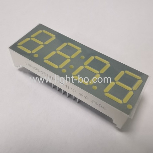 Ultra White 0.56  4 Digit 7 Segment LED Clock Display Common Anode for timer controller