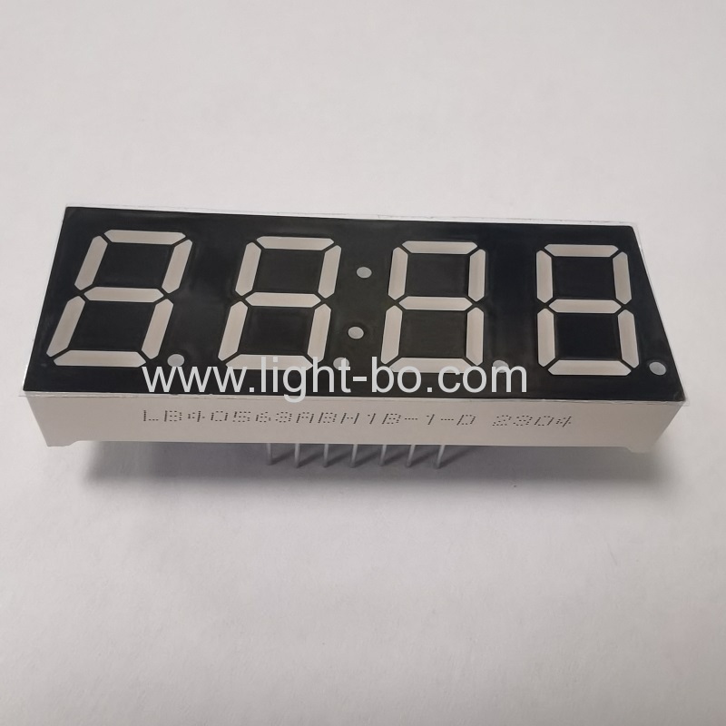 blu ultra luminoso 14 pin 4 cifre 14,2 mm 7 segmenti led orologio display anodo comune per strumenti
