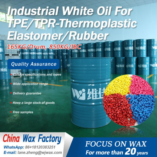 Industrial White Oil For TPE/TPR-Thermoplastic Elastomer/Rubber