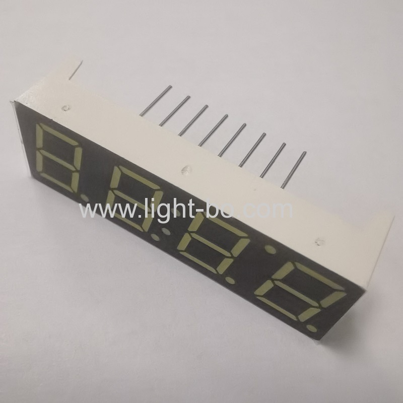 HALOGEN FREE Ultra white 4 Digit 10mm 7 Segment LED Clock Display Common cathode for Air Fryer