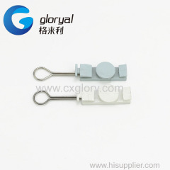 FTTH Plastic insulated strain clamp STC Type Clamp 4 core cable tension clamp