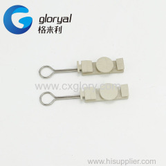 FTTH Plastic insulated strain clamp STC Type Clamp 4 core cable tension clamp