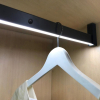 Dc12v Led Wardrobe Hanger Rail Tube Hanging Light With Pir Motion Sensor Switch Plug in Transformer Inside Closet Design