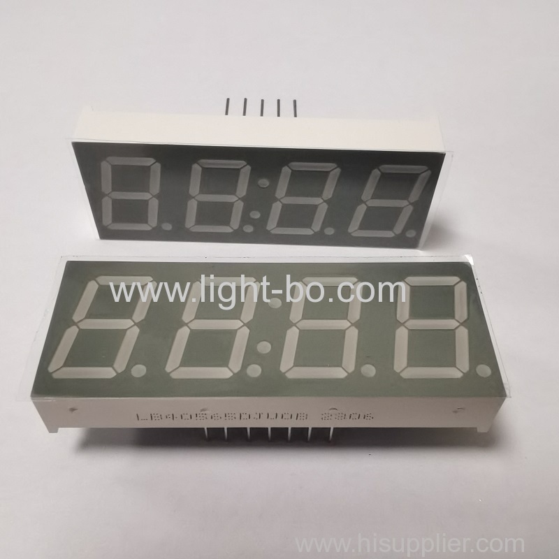 Affichage d'horloge à LED vert super brillant de 0,56" à 4 chiffres et 7 segments, cathode commune pour centrifugeuse de banque de sang