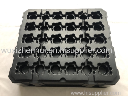 black plastic blister trays blister packaging tray material PET