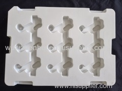 recyclable white plastic blister trays blister packaging trays for auto parts thickness 0.8mm