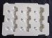 recyclable white plastic blister trays for auto parts blister packaging trays material PET