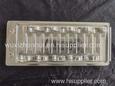plastic blister trays fold blister packaging containers material PET plastic clamshells