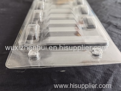 recyclable black plastic blister trays  blister packaging stock clamshells material PET