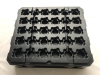 black plastic blister trays for auto parts blister vacuum forming packaging inner containers material PS