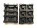 black plastic blister trays for auto parts blister vacuum forming packaging inner containers material PS