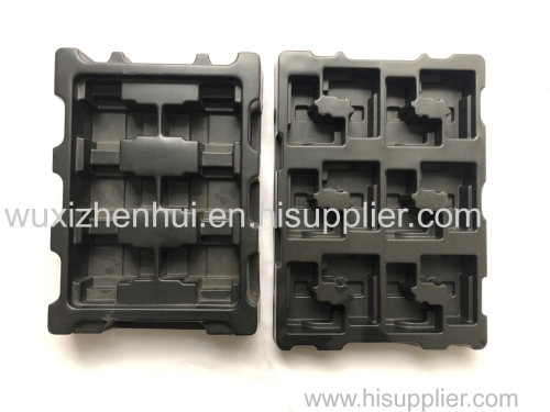 black plastic blister trays for auto parts blister packaging material PS