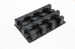 black plastic blister trays for electric parts vacuum forming blister packaging tray material PS