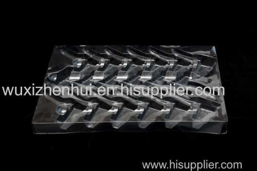  recyclable plastic blister trays for auto parts blister packaging trays material PET thickness 1mm