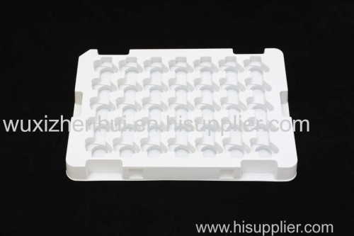 plastic packaging customized containers high-quality white PET blister trays vacuum forming supplier