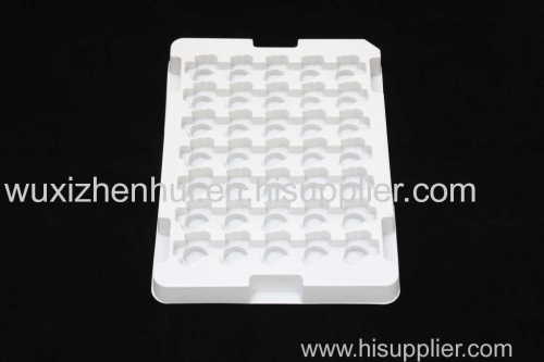 recyclable  white plastic blister trays for auto parts blister packaging trays material PET