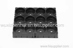 high-quality black plastic blister trays recyclable blister packing stock blister packs material PET