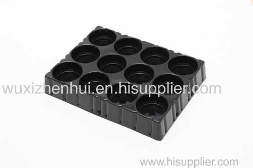 protective plastic blister trays black blister packaging trays material ABS