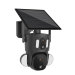 Solar Power Battery Recharge 4G Wireless CCTV Camera Two Lens Wide Angle View P2P Surveillance Camera