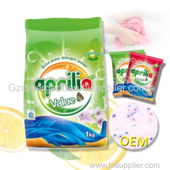 OEM ODM 350G 1KG High Foam Laundry Detergent Washing Powder Soap Powder Detergent