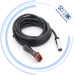 AISG RET control cable 8pin DIN female to 9pin D-sub Male with screw 5m wire for Telecommunication connector