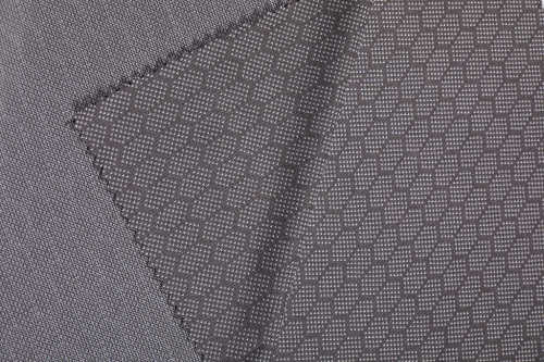 Cation polyester spandex jacquard fabric