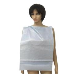 Nursing Home Disposable Adult Paper Bib Disposable Bib Disposable Apron Tissue / Poly Bibs