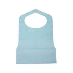 sleeveless high quality pocket design custom adult disposable bib with free sample