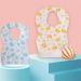 custom printed travel kids flower comfortable waterproof fancy free sample wholesale baby disposable bibs