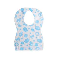 custom printed travel kids flower comfortable waterproof fancy free sample wholesale baby disposable bibs