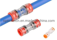 End Stop Microduct Connectors Micro Duct Connector End Cap Connector Plastic Optical Fiber Connectors