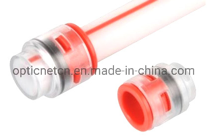 Straight Microduct Connectors Optical Connector Plastic Optical Fiber Connectors Straight Connectors