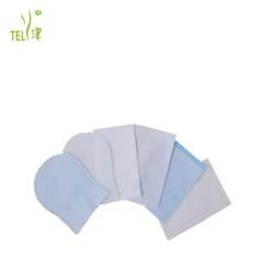 Spunlance Nonwoven Paper Needle-Pouched Disposable Patient Washing Mitts Gloves