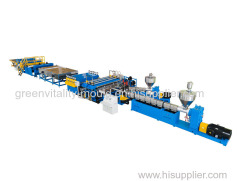 PC PP PE Plastic Hollow Sheet Extrusion Line