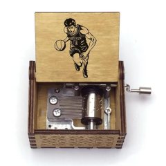 CARVING WOODEN MUSIC BOX SLAM DUNK