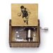 Slam Dunk Wood Carved Cranked Music Box Laser Engraving