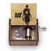 Slam Dunk Wood Carved Cranked Music Box Laser Engraving