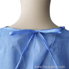 Disposable Scrim Reinforced Isolation Exam Gown