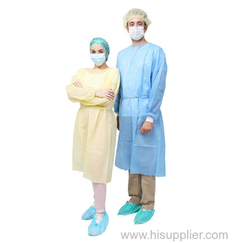 Disposable Absorbent Medical Scrim Reinforced Exam Gown