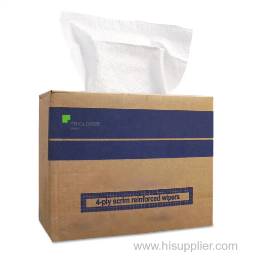 Disposable Industrial Scrim Cleaning Paper Wipe