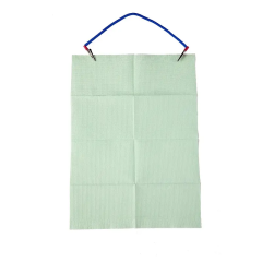 Hot Sale Paper and PE film Disposable Adult Bib For Dental