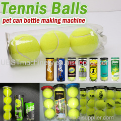 tennis balls bottles making machine