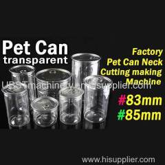 plastic pet jar can neck cutter machine