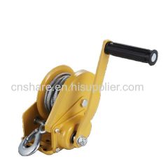 Hand operated selflocking winch