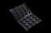 PET recyclable black plastic blister trays blister packaging stock clamshells