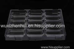 clear plastic blister trays recyclable blister packaging stock customized containers material PET