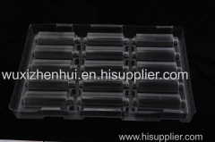 plastic blister trays of battery recyclable packaging stock customized containers supplier