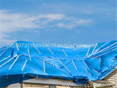 HDPE Blue Light Weight PE Tarpaulin Garden Protective Woven Fabric Cover Industrial Agriculture Roofing Hay Tarp Cover