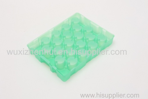 PET green plastic blister trays protective blister packaging trays for auto parts