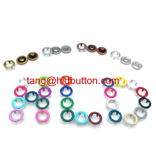 HLD button wholesale metal five claws buttons prong snap buttons for cloths